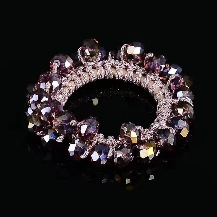 パープル | ヘアゴム バブル シンプル | shoppinggo