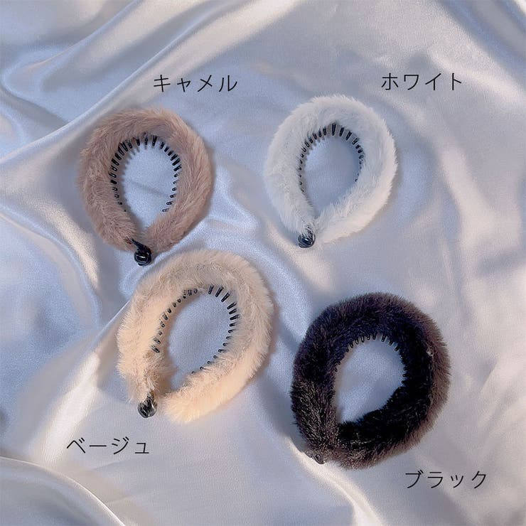 もこもこヘアクリップ 団子 冬 | shoppinggo | 詳細画像2 