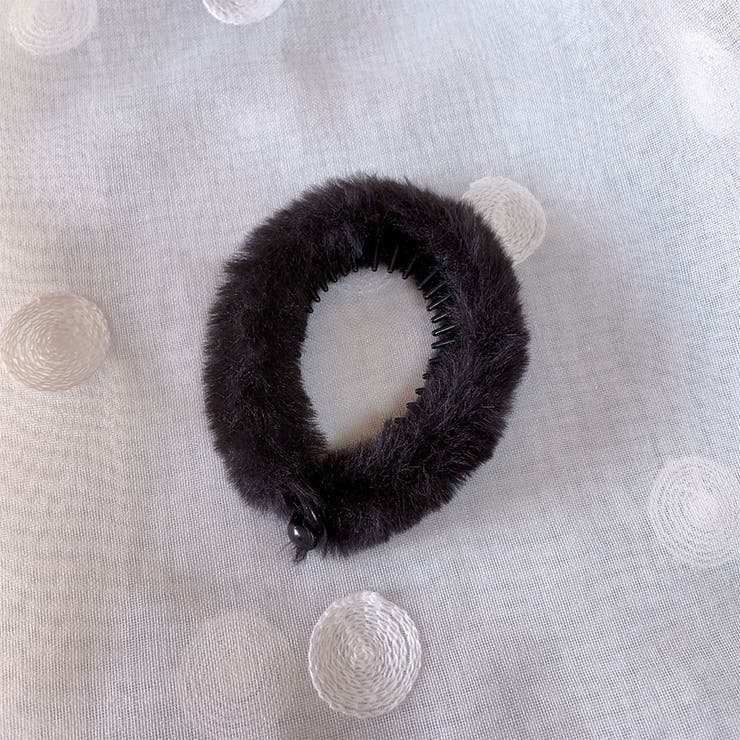 もこもこヘアクリップ 団子 冬 | shoppinggo | 詳細画像8 