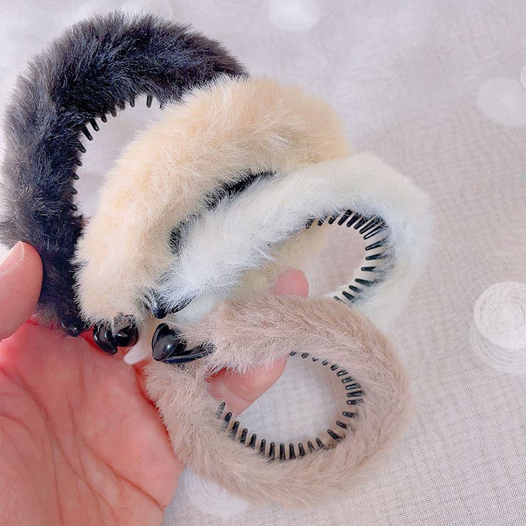 もこもこヘアクリップ 団子 冬 | shoppinggo | 詳細画像12 