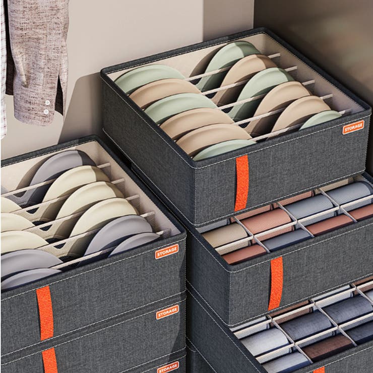 下着収納 6マス仕切りブラジャー 衣類収納 | shoppinggo | 詳細画像3 