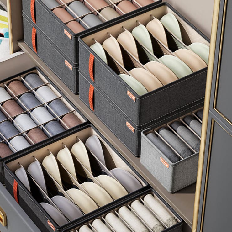 下着収納 6マス仕切りブラジャー 衣類収納 | shoppinggo | 詳細画像4 