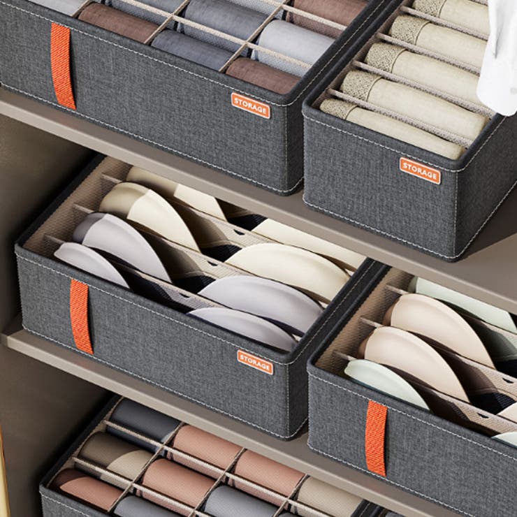 下着収納 6マス仕切りブラジャー 衣類収納 | shoppinggo | 詳細画像5 