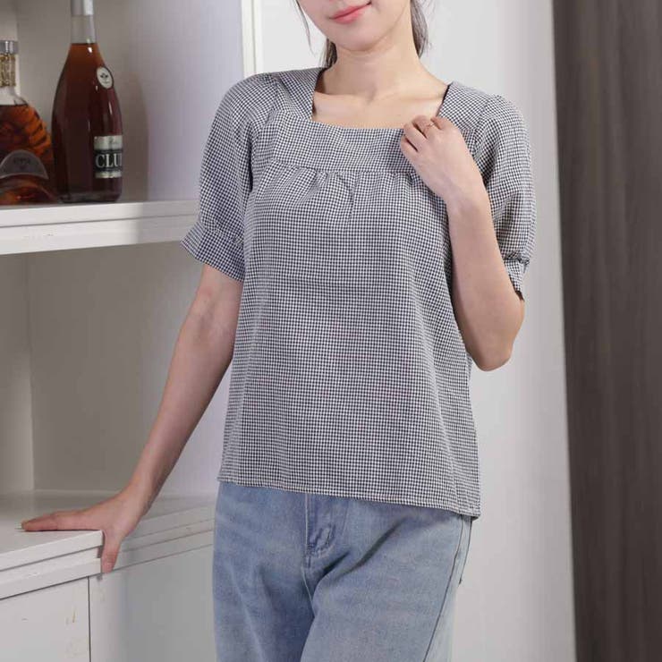 新作ブラウス シャツブラウス スクエアネック | shoppinggo | 詳細画像45 