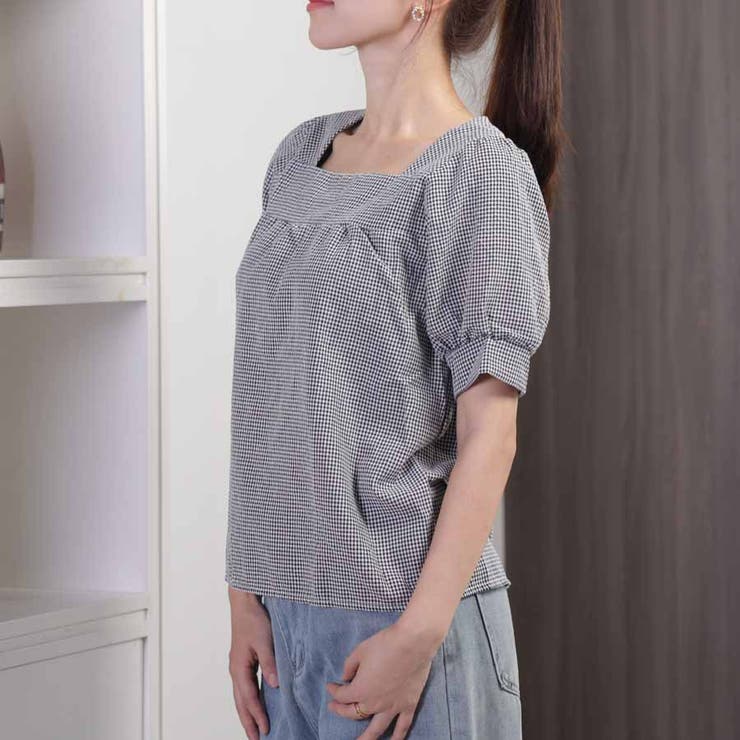 新作ブラウス シャツブラウス スクエアネック | shoppinggo | 詳細画像50 