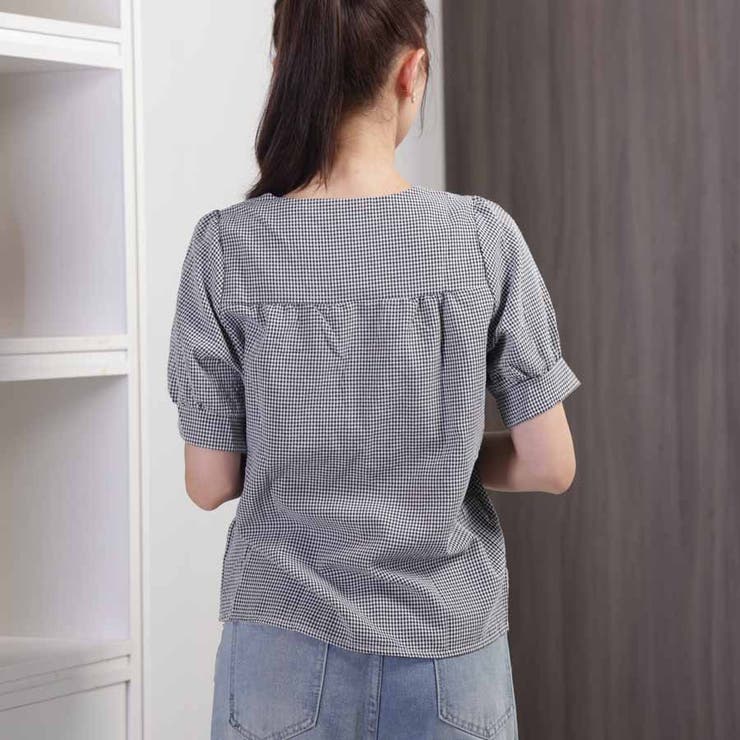 新作ブラウス シャツブラウス スクエアネック | shoppinggo | 詳細画像53 