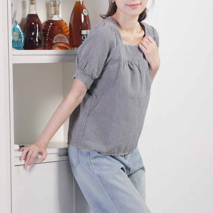 新作ブラウス シャツブラウス スクエアネック | shoppinggo | 詳細画像61 