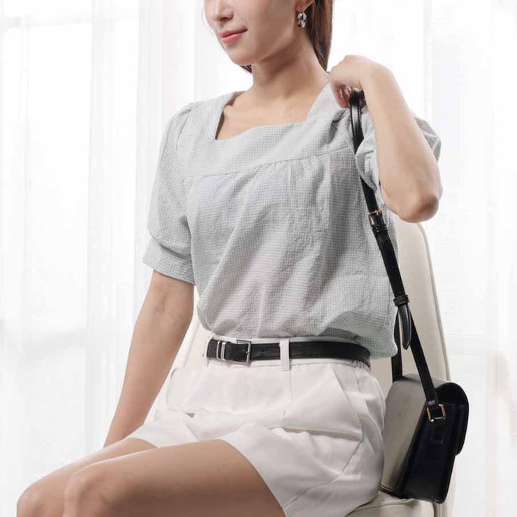 新作ブラウス シャツブラウス スクエアネック | shoppinggo | 詳細画像69 