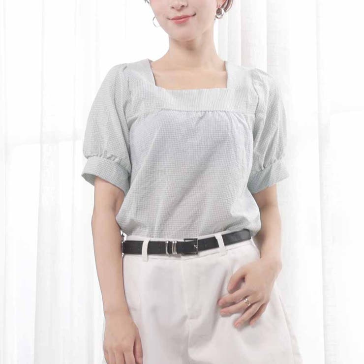 新作ブラウス シャツブラウス スクエアネック | shoppinggo | 詳細画像78 