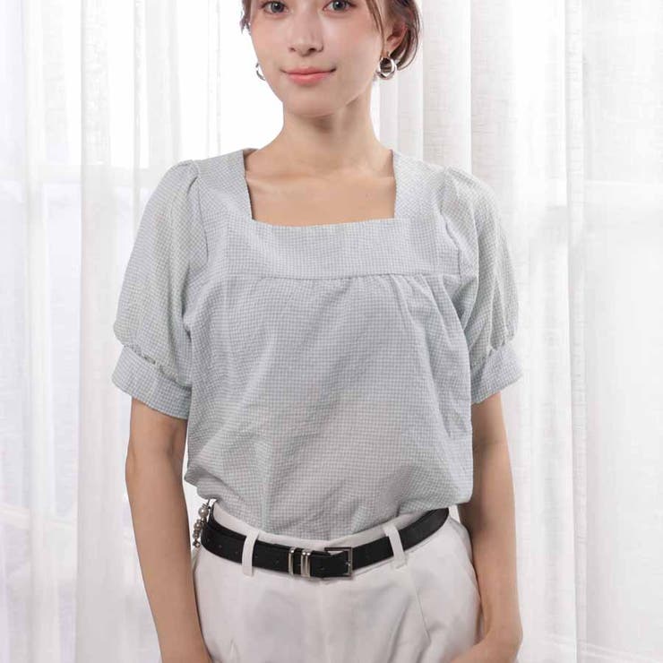 新作ブラウス シャツブラウス スクエアネック | shoppinggo | 詳細画像86 