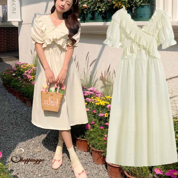 ワンピース 半袖 クロス | shoppinggo | 詳細画像1 