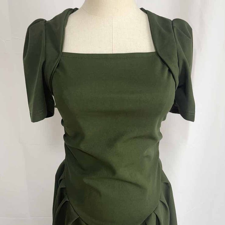 ワンピース 半袖 スクエアネック | shoppinggo | 詳細画像6 