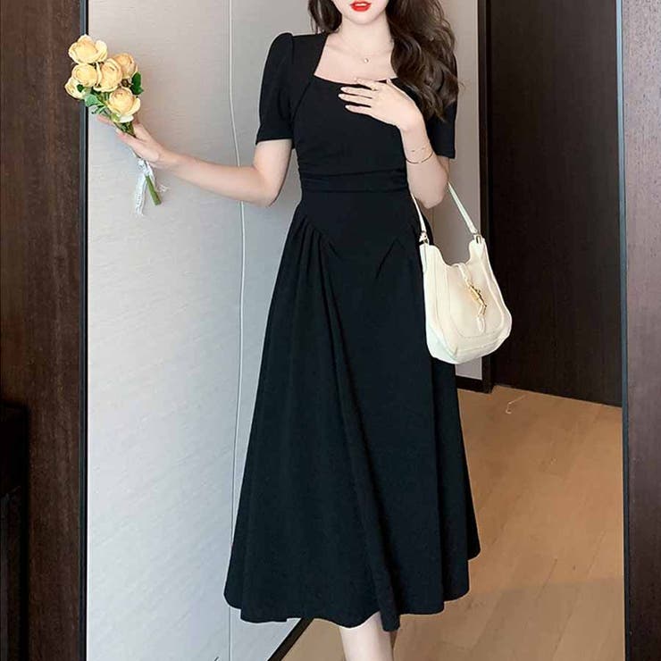 ワンピース 半袖 スクエアネック | shoppinggo | 詳細画像12 