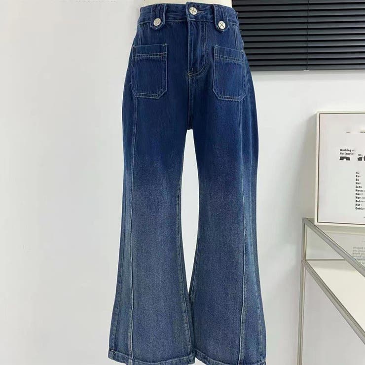 グローブ★GRVB Mini Pocket Denim Pants★ポケットデニムパンツ SOMETHING×grove別注】LISAWIDE DENIM PANTS（デニムパンツ