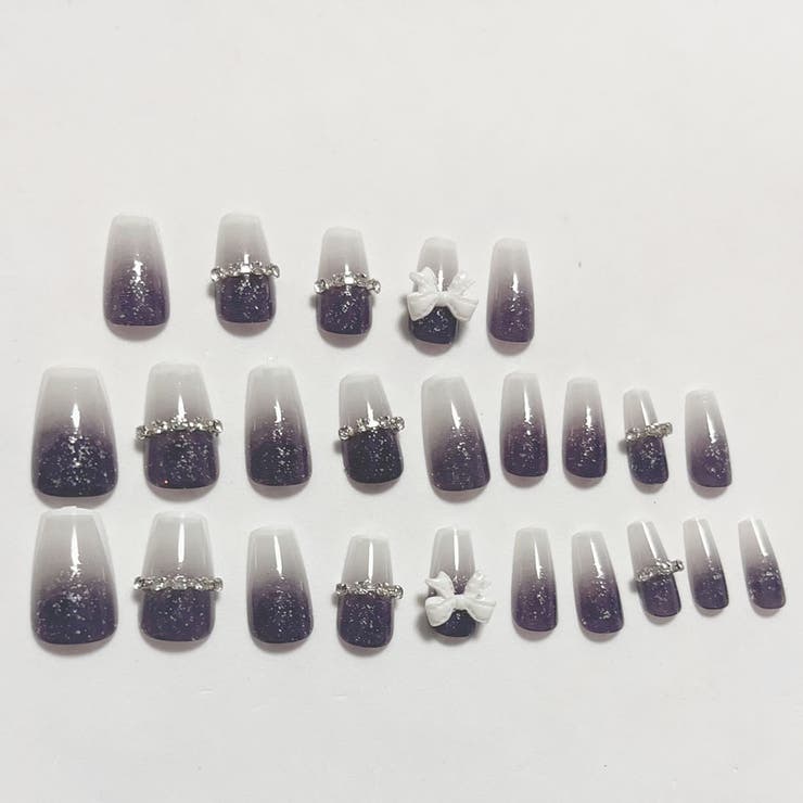 ネイルチップ リボン ショート | shoppinggo | 詳細画像8 