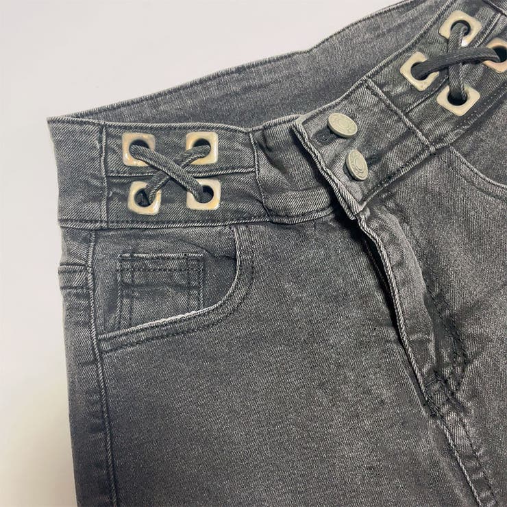 デニムパンツ レディース ハイウエスト | shoppinggo | 詳細画像6 