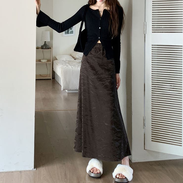 ロングスカート ハイウエスト マキシ丈 | shoppinggo | 詳細画像7 