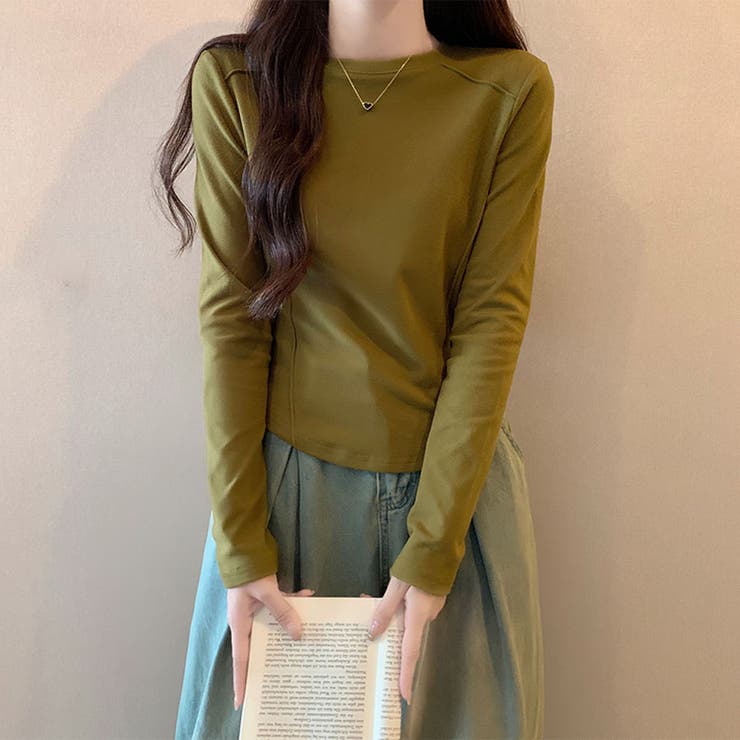 オリーブ | Ｔシャツ レディース 丸首 | shoppinggo