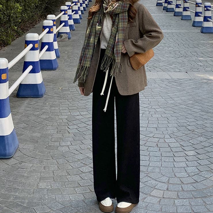 裏起毛パンツ ワイドパンツ ジョガーパンツ | shoppinggo | 詳細画像8 