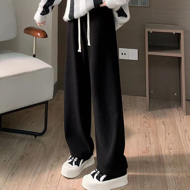 裏起毛パンツ ワイドパンツ ジョガーパンツ | shoppinggo | 詳細画像10 