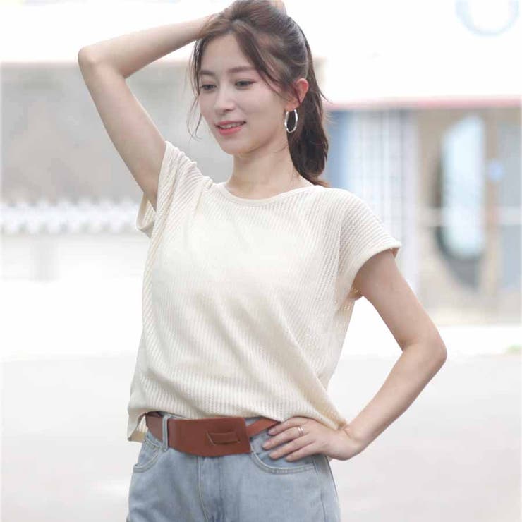 夏新作 サマーニット 背中レース付き | shoppinggo | 詳細画像4 