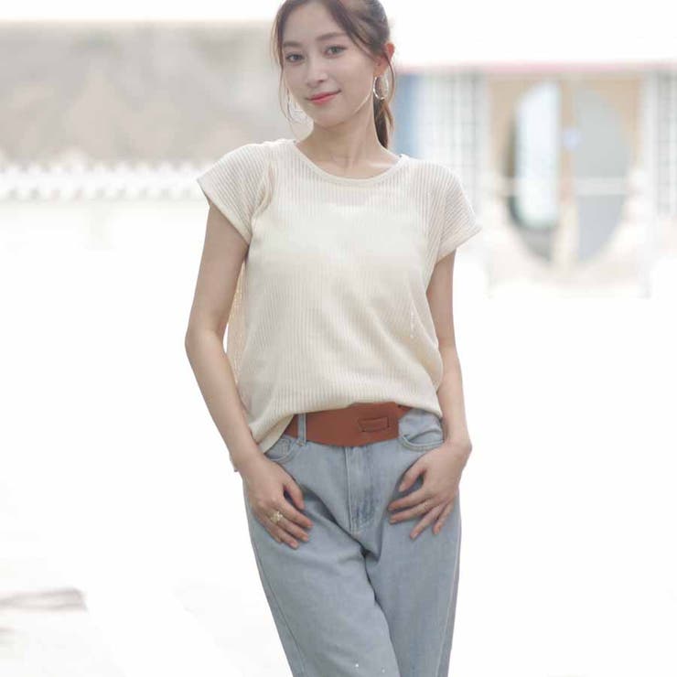 夏新作 サマーニット 背中レース付き | shoppinggo | 詳細画像8 