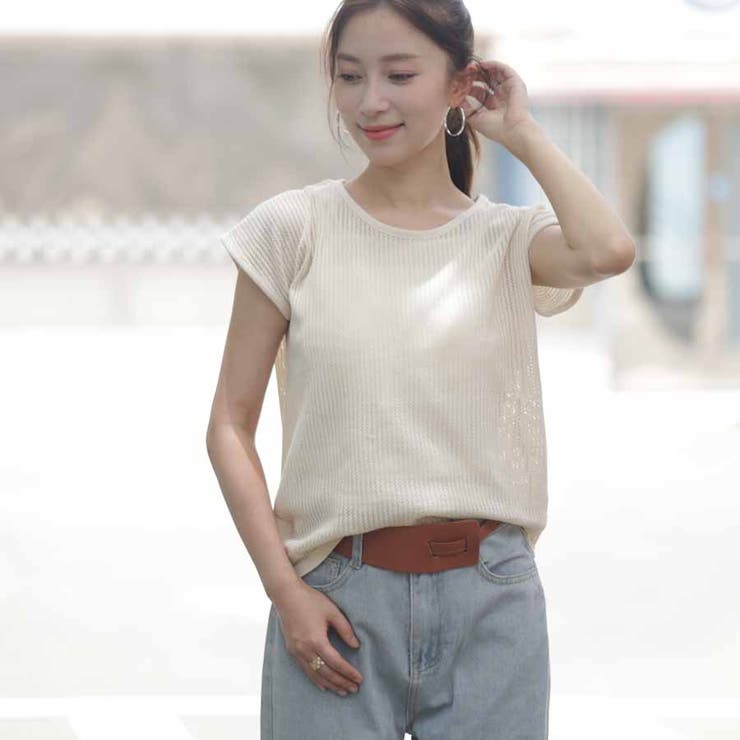 夏新作 サマーニット 背中レース付き | shoppinggo | 詳細画像9 