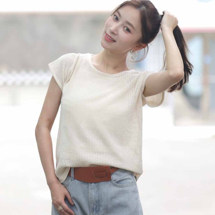 夏新作 サマーニット 背中レース付き | shoppinggo | 詳細画像10 