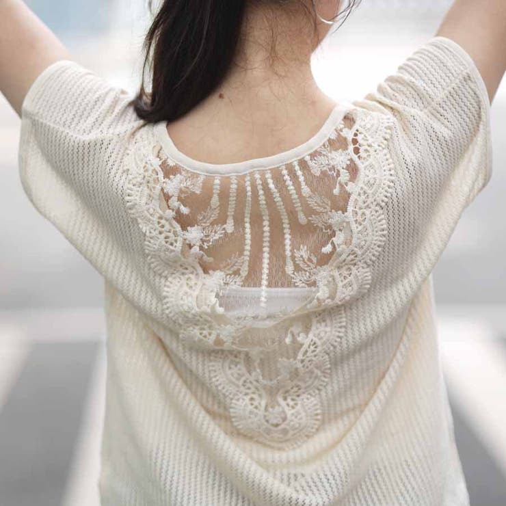 夏新作 サマーニット 背中レース付き | shoppinggo | 詳細画像14 