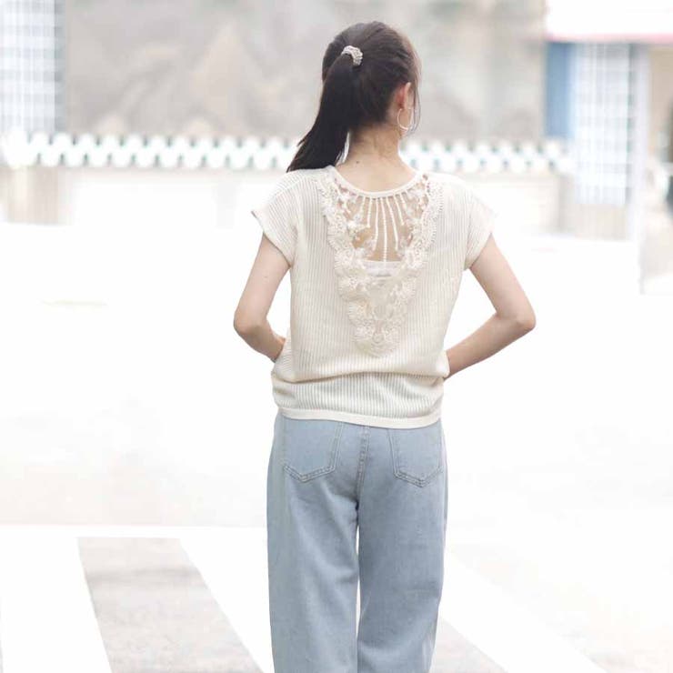 夏新作 サマーニット 背中レース付き | shoppinggo | 詳細画像20 