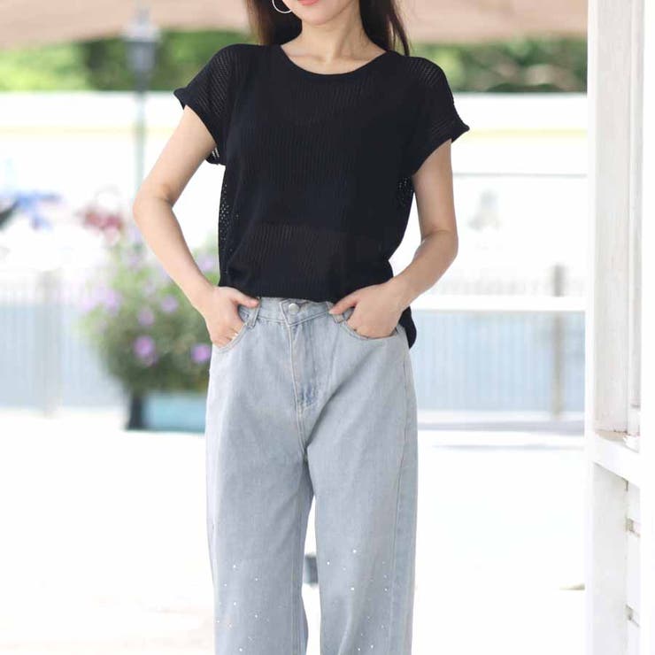 夏新作 サマーニット 背中レース付き | shoppinggo | 詳細画像41 