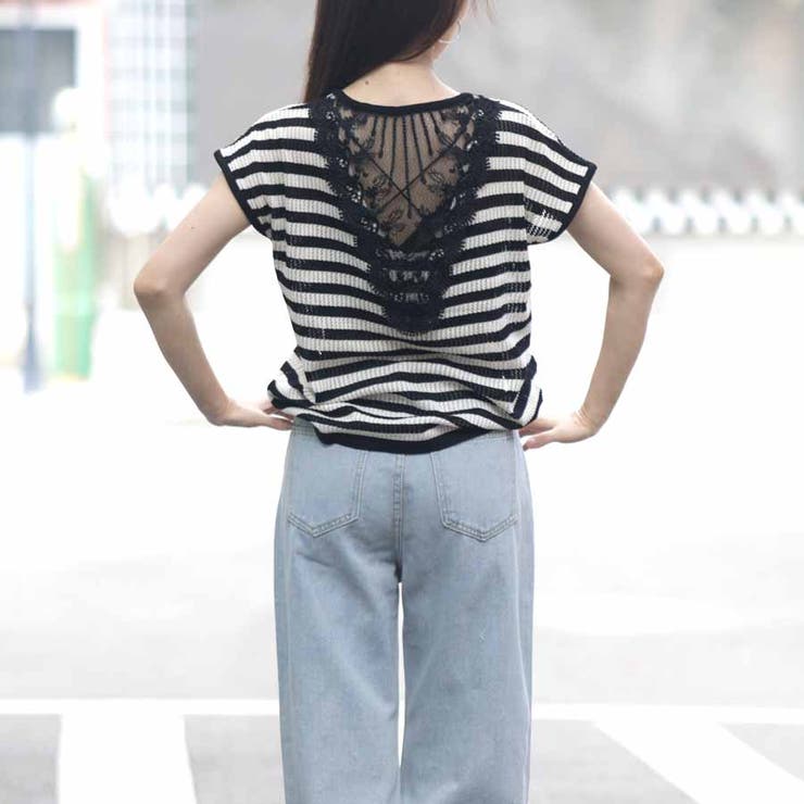 夏新作 サマーニット 背中レース付き | shoppinggo | 詳細画像56 