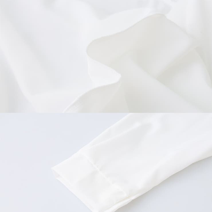 白ブラウス シャツ レディースロングシャツ | shoppinggo | 詳細画像20 