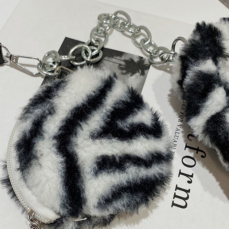 ポーチ付き ファーバッグ 2点セット | shoppinggo | 詳細画像14 