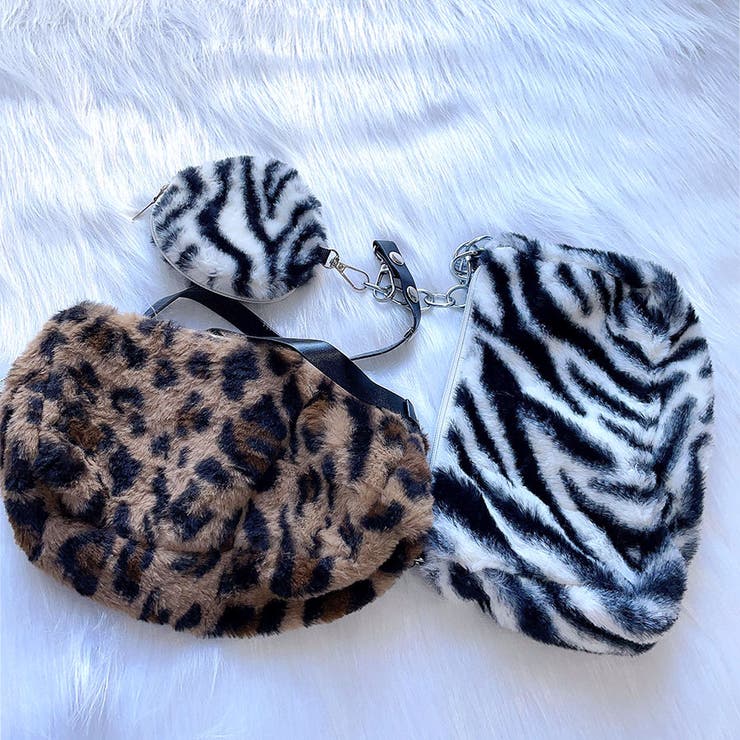 ポーチ付き ファーバッグ 2点セット | shoppinggo | 詳細画像17 