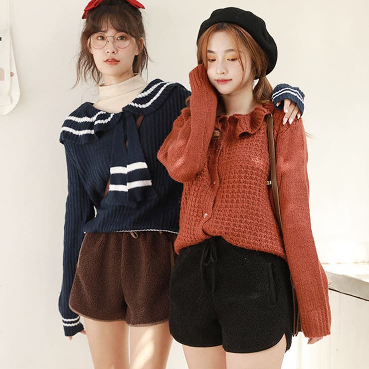 ボアショートパンツ 裏起毛 ボトムス | shoppinggo | 詳細画像12 