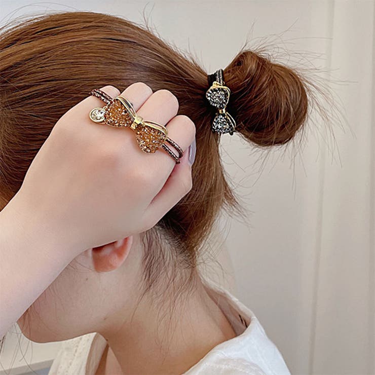 ヘアゴム 蝶結び キラキラ | shoppinggo | 詳細画像5 