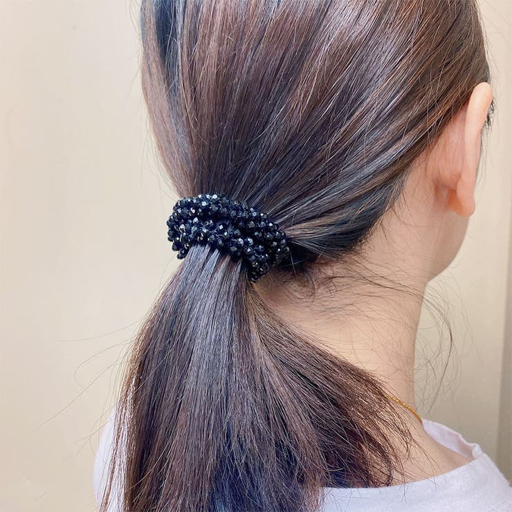 ヘアゴム キラキラ ヘアアクセサリー[品番：JRKW0003982
