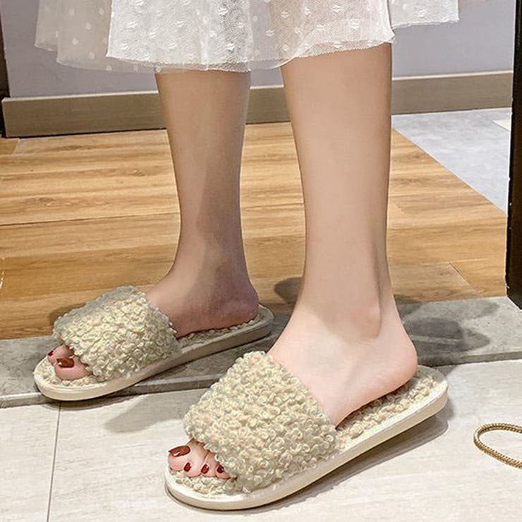 サンダル レディース ファーサンダル | shoppinggo | 詳細画像9 