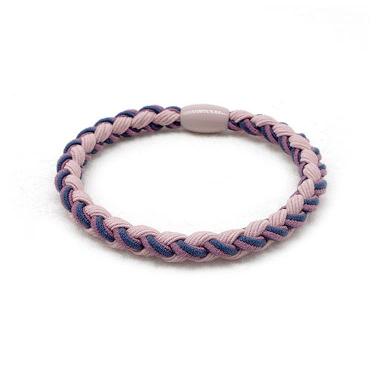 ピンク | ヘアゴム バイカラー おしゃれ ヘアアクセサリー 結び シンプル 髪留め | shoppinggo