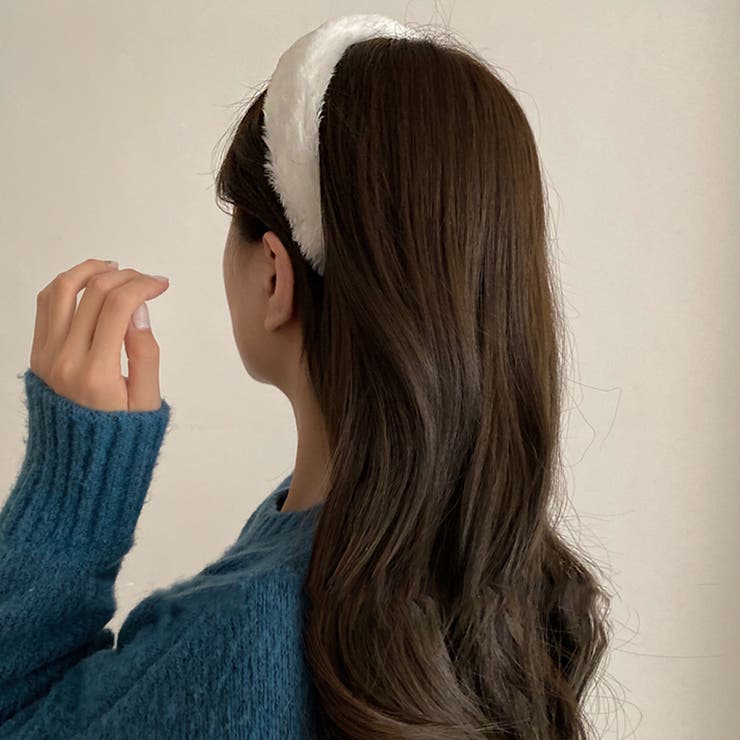 ふわふわ カチューシャ ファー ヘアバンド | shoppinggo | 詳細画像9 