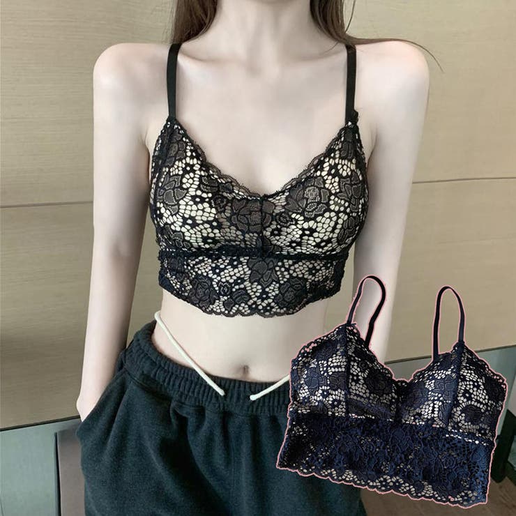夏服 総レースキャミソール カップ付[品番：JRKW0002704