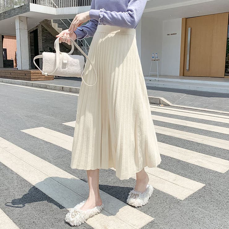 ニットスカート ロング 秋冬[品番：JRKW0001944]｜shoppinggo