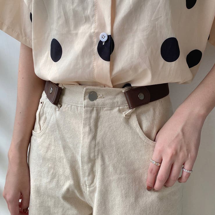 ゴムベルト ノーバックルベルト スレンダーベルト | shoppinggo | 詳細画像12 