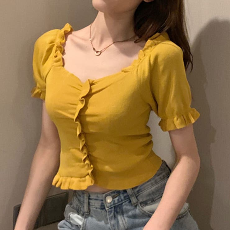 韓国ファッション 夏新作 サマーニットトップス | shoppinggo | 詳細画像11 