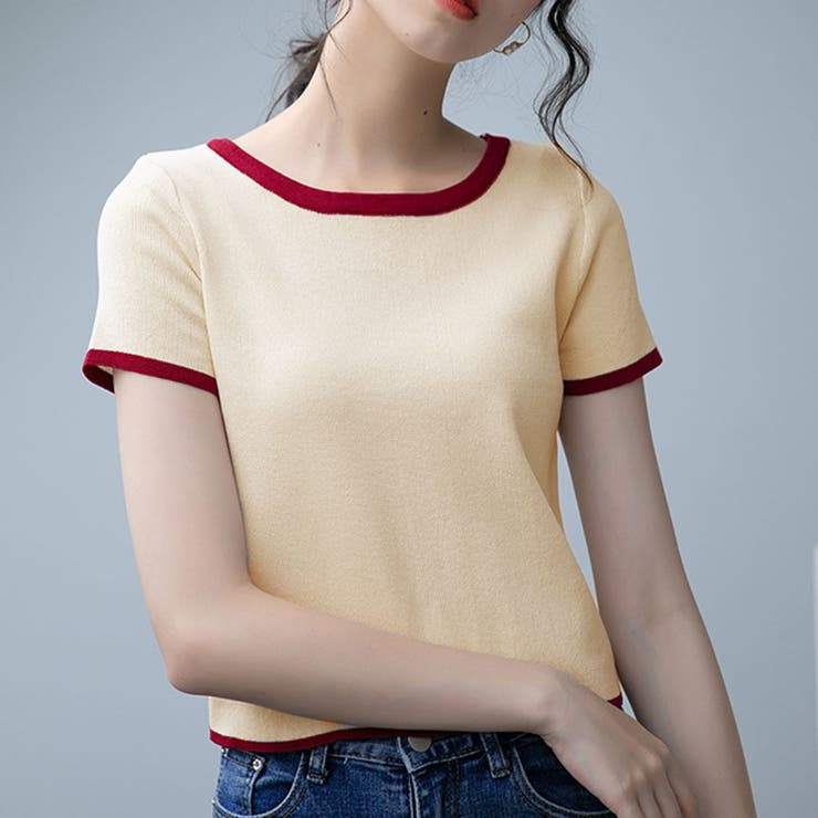 CLOSET 売れ筋商品|||クローゼット Tシャツ トップス レディース Tops Pink 花柄刺繍 トップス Tシャツ ピンク トッコクローゼット