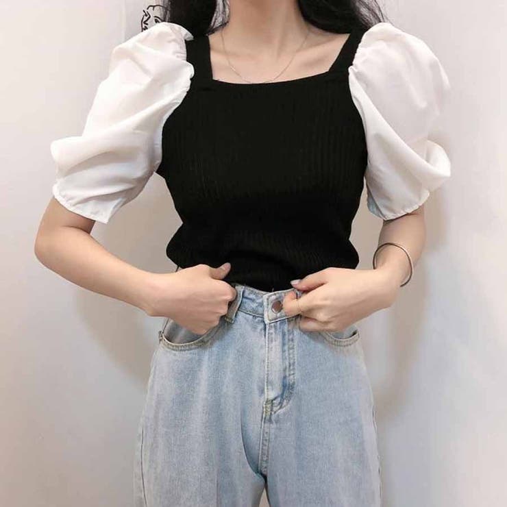 Malbon レディース ゴルフ 半袖ニット 丸首トップス 韓国新作✨ Malbon レディース ゴルフ 半袖ニット 丸首トップス 韓国新作✨