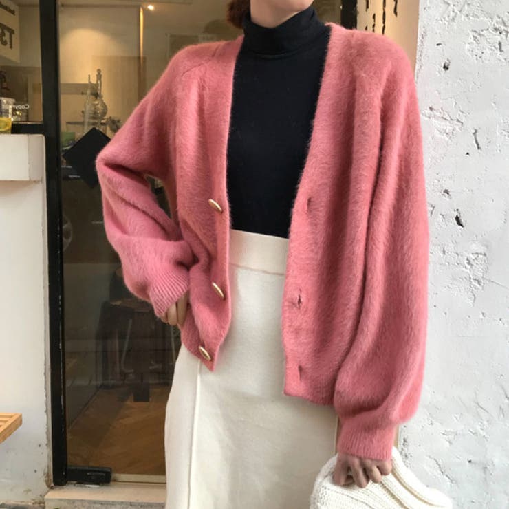 SOLOTRE 売れ筋商品|||ソロトレ カーディガン アウター レディース Cardigans Pink Amazon | [lisusut] Vネックカーディガン レディース 長袖