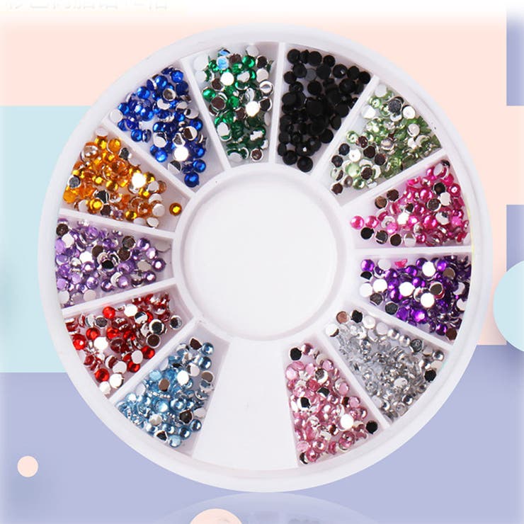 ネイルパーツ12色セット ジェルネイルパーツ レジンパーツ[品番