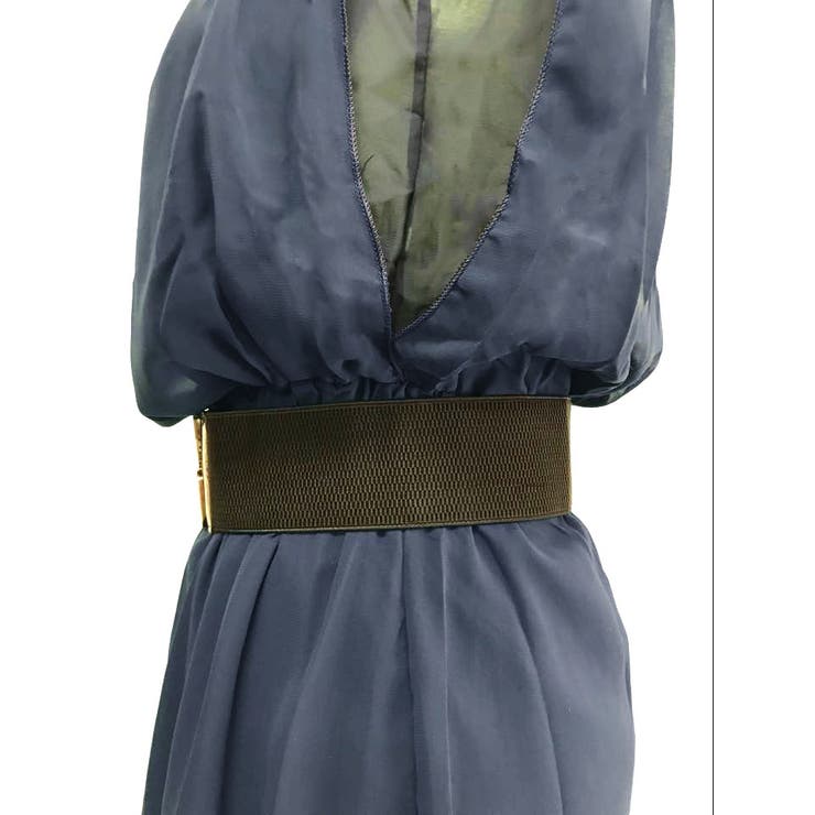 ゴムベルト 幅広 太ベルト レディースベルト ダイナミック 小物 | shoppinggo | 詳細画像3 